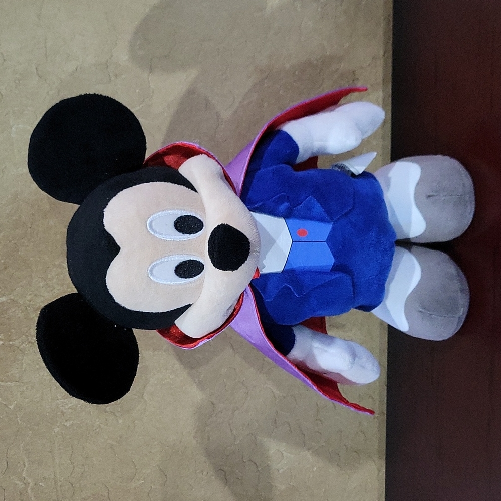 Animated Disney Mickey Mouse Vampire Plush